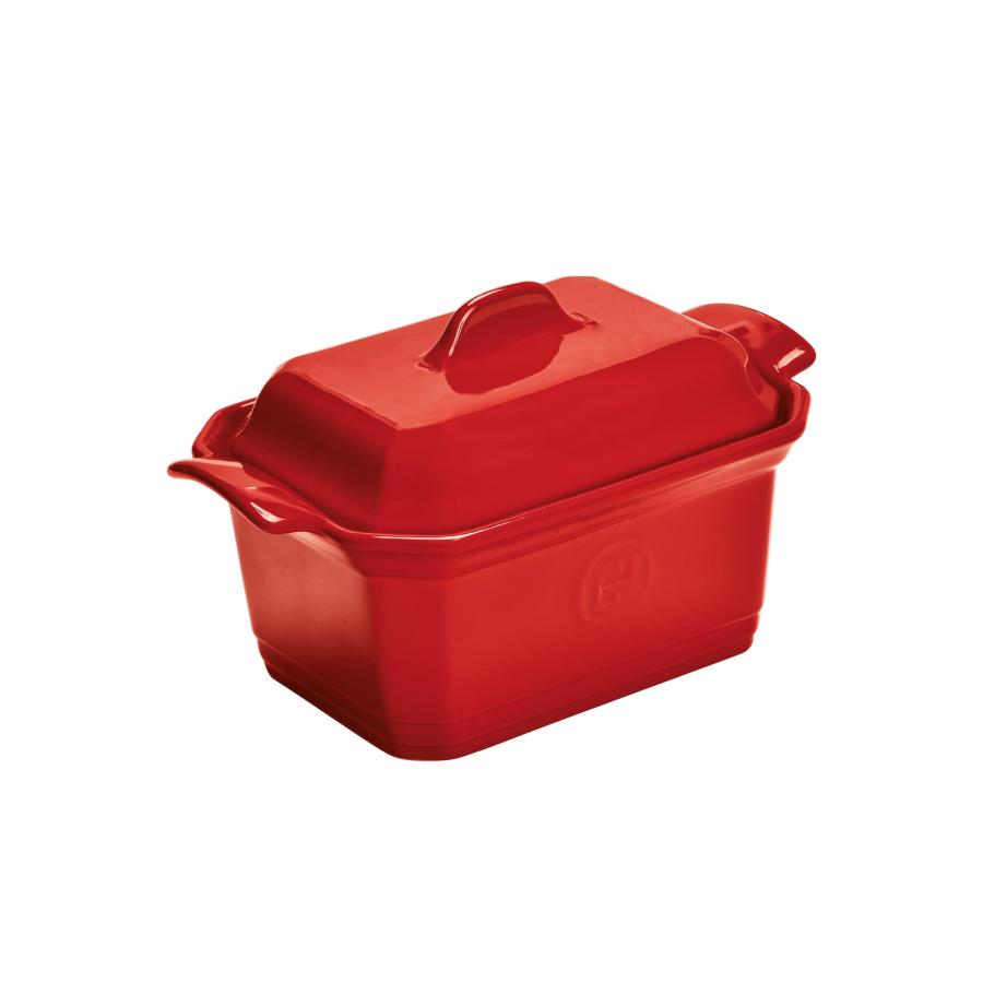 Baking Supplies & Equipment | Red Terrine With Lid & Press Baking Supplies & Equipment Baking Supplies & Equipment