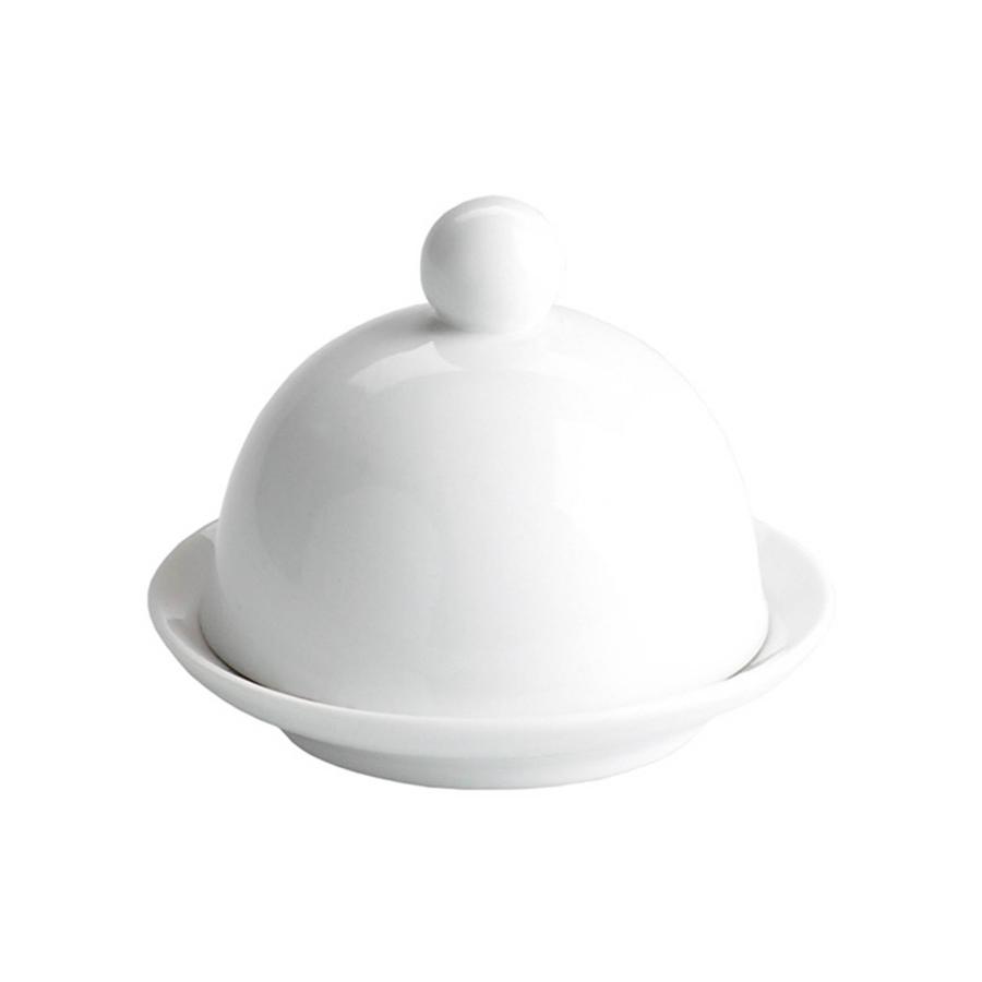 Canape Supplies | Porcelain Canape Butter Dish, 9Cm Dia Canape Supplies Canape Supplies