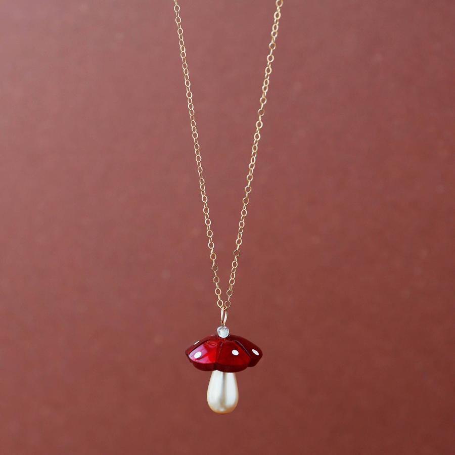 Food Lifestyle | Red Mushroom Necklace Food Lifestyle Food Lifestyle