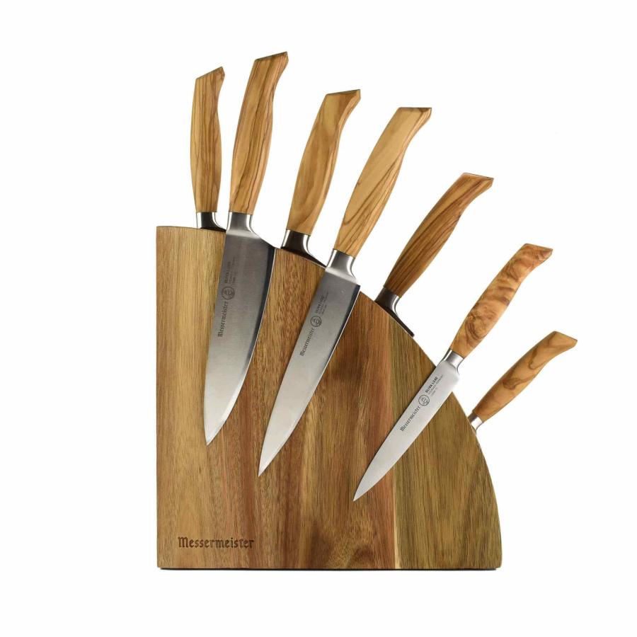 Kitchen Knives | 8 Piece Knife Block Set Cookware Kitchen Knives