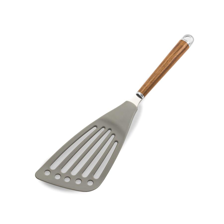 Kitchen Tools & Utensils | Wood Handle Nylon Slotted Spatula Cookware Kitchen Tools & Utensils