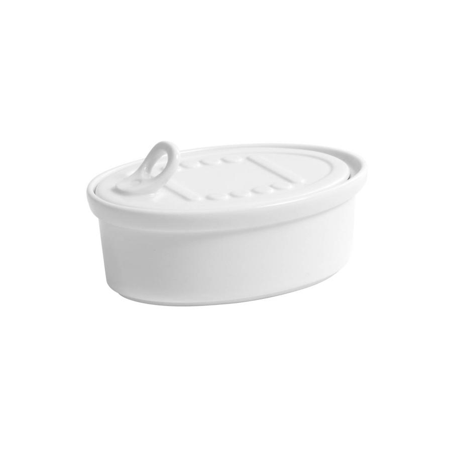 Serveware | Porcelain Oval Canape Dish With Lid, 13Cm Dia Canape Supplies Canape Supplies