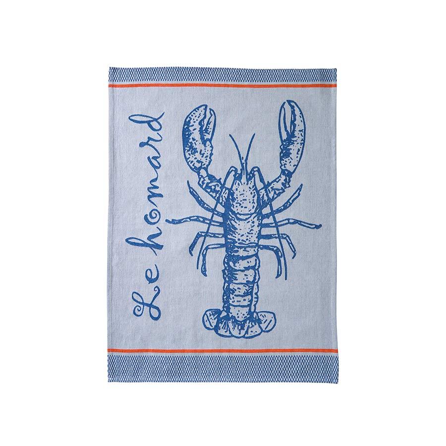 Table Setting | French Tea Towel – Lobster Table Setting Table Setting