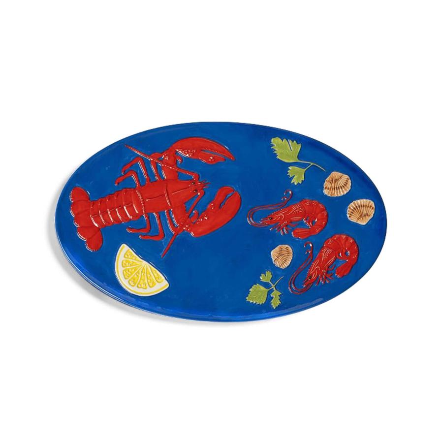 Table Setting | Lobster Ceramic Platter Serveware Serveware