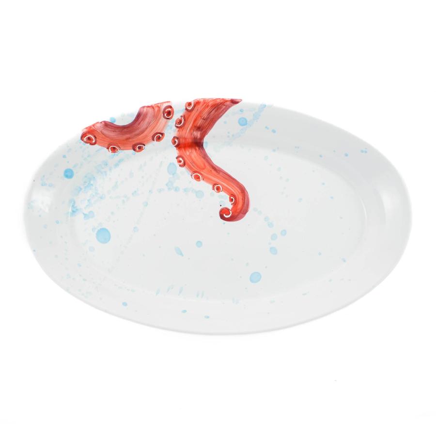 Table Setting | Puglia Octopus Serving Platter, 38Cm Crockery & Dinnerware Crockery & Dinnerware