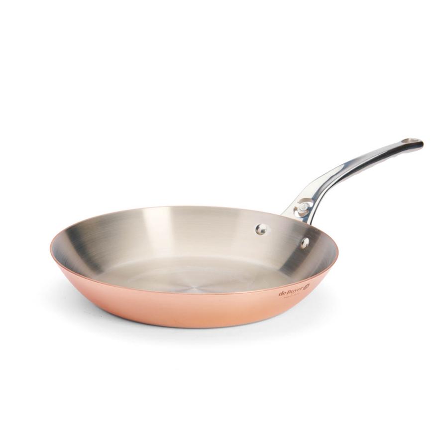 Pots & Pans | Prima Matera Induction Copper Frying Pan With Stainless Steel Handle Cookware Pots & Pans